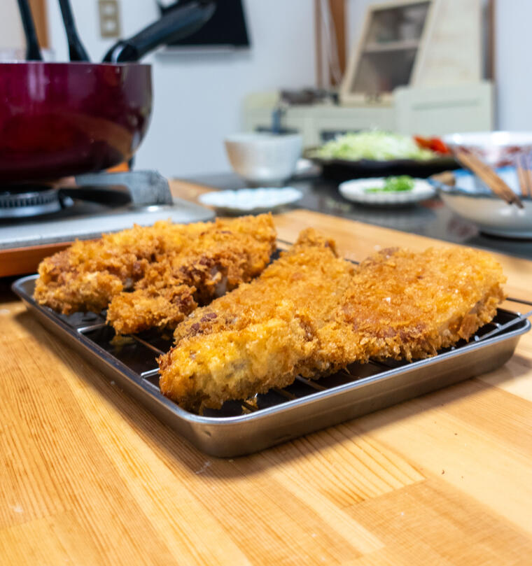 Pork Mille Fuille Cooking Process